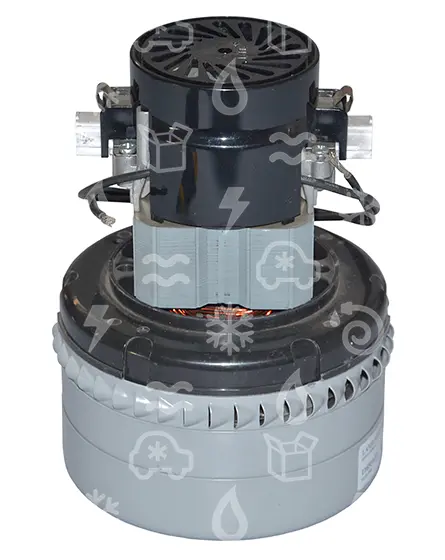 motor vysavače 650 W/24 V DC, AMETEK LAMB 116514-13, periferní bypass, 5,7